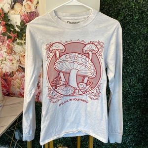 Mushroom long sleeve tee